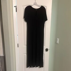 J. Jill Classic Black Maxi Dress